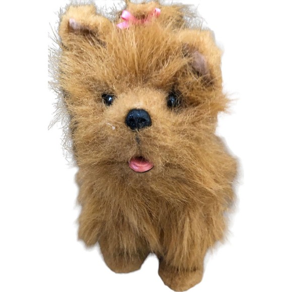 HASBRO FURREAL FRIENDS INTERACTIVE Brown Pomeranian Dog Bow Rare 2008 - Picture 4 of 7